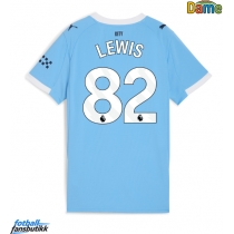Manchester City Rico Lewis #82 Hjemmedrakt Dame 2025-26 Kortermet